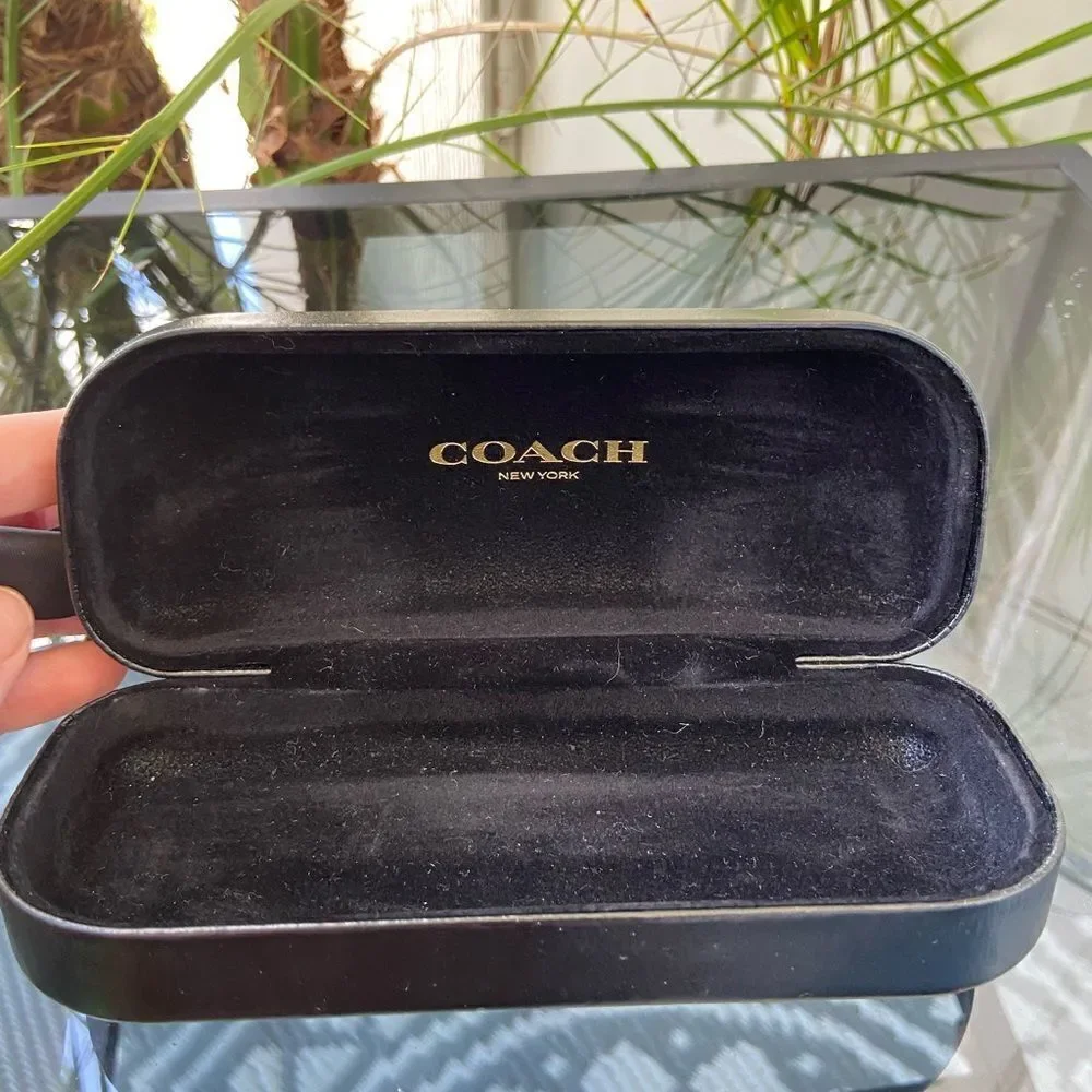 ‎Coach sunglasses case black